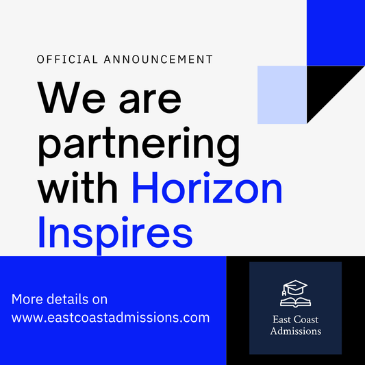 East Coast Admissions Partners with Horizon Inspires
